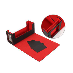 Boîte de rangement Torson Toploader TCG Commander en cuir PU durable avec fenêtre et aimant pour cartes, vente chaude, 35 PT Toploader - Product Image 6