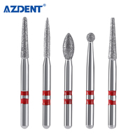 Top vente 5 pièces/boîte dentaire AZDENT zircone diamant fraise Kit