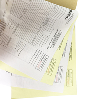 Carnet de commandes personnalisé, reçu, facture, format A4, imprimé offset, gaufré, couleur CMYK, papier autocopiant continu 10 pages, marque OEM