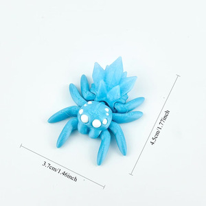 Giocattoli magnetici a forma di ragno stampati in 3D, modello in plastica colorata, decorazione creativa per bambini e adulti - Product Image 3