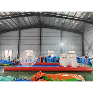 Ballons gonflables Zorbing unisexes pour adultes, jeux interactifs gonflables, jeu de bowling gonflable commercial en PVC avec ballon Zorb - Product Image 2
