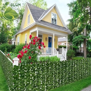 Feuilles de lierre artificielles en gros pour la décoration de jardin, mur de fond, cour - Product Image 6