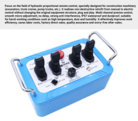 Palancas de Control Joystick Universales BODI 4, CA 220V 380V, IP67 Impermeables, 433MHz, Control Remoto Industrial por Radio, Batería Recargable Automática