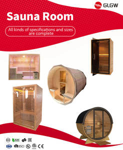مورد صيني لغرف الساونا عالية الجودة، غرفة ساونا بالأشعة تحت الحمراء وكابينة ساونا خشبية للصالة الرياضية المنزلية مع معدات الساونا - Product Image 6