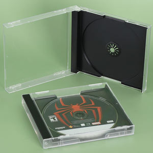 Boîtier de remplacement en plastique WEISHENG pour PS1 <span class=keywords><strong>PSX</strong></span>, boîte de rangement transparente pour disque unique, coque de jeu CD Jewel pour jeux Playstation 1 - Product Image 4