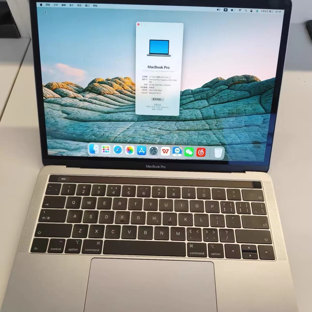 2019 for MacBook Pro Retina 13inch with Intel I5 CPU 3.10GHz Memory Options 16GB 256SSD 95%new Used Laptop Second Hand A1989