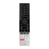 Télécommande de haute qualité ES-RM080-11 CT-95028 compatible avec les téléviseurs intelligents Toshiba Android LED LCD tous modèles