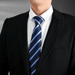 <b>Polyester</b> <b>Ties</b> Stripe Design For Business Formal Wear Men's Suits Jacquard Pattern In Stock - Product Image 2