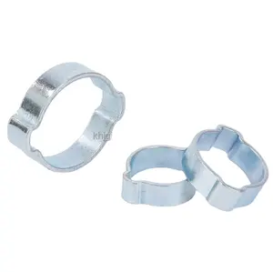 Double oreilles Deux oreilles clip de tuyau en acier galvanisé Clips de tuyau Usine de Chine Outil de matériel plaqué zinc Vente chaude