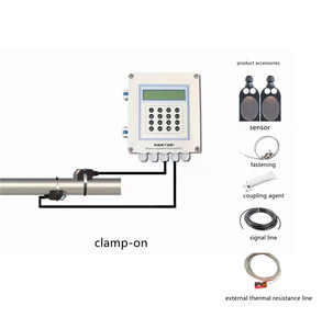 Cầm tay di động siêu âm đo lưu lượng nước có thu phí pin điện siêu âm đo lưu lượng - Product Image 5