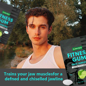 Meilleure Vente Chewing-Gum de Fitness 100% Vegan Sans Sucre Goût Citron pour l'Entraînement de la Mâchoire - Product Image 4