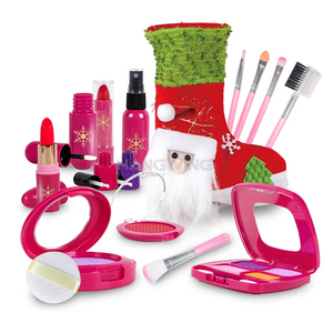 Hw thème <span class=keywords><strong>de</strong></span> <span class=keywords><strong>noël</strong></span> filles semblant jouets matériel sûr princesse beauté cosmétiques <span class=keywords><strong>cadeau</strong></span> maquillage kit giocattolo maquillage kit jouet - Product Image 1