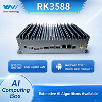 Computadora Industrial RK3588 con NPU de 6 TOPS, Ethernet Gigabit Dual, RS485, GPIO, Android y Linux para Aplicaciones Embebidas