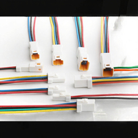 Câble de raccordement personnalisé JST XH 2,5 mm, assemblage de faisceau de câbles, connecteur femelle PVC 2, 3, 4 broches, utilisation informatique, indice de protection IP66, âme en cuivre