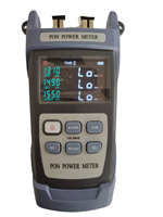 HXNK307 - Mètre de puissance optique portable pour les tests de réseau FTTH PON et les mesures en ligne avec connecteurs UPC/APC/SC/FC