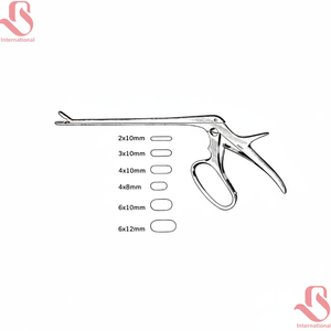BISONS Vente en gros de pinces neurochirurgicales Ferris Smith Cup Rongeurs 7 à mâchoires droites 4x10mm en acier inoxydable de haute qualité certifiées CE - Product Image 1