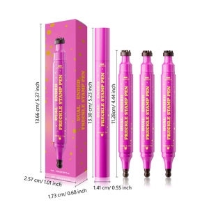 Stylo tampon double embout pour taches de rousseur, marqueur liquide à pointe unique pour le maquillage du visage, 4 couleurs, résistant à l'eau pour le maquillage de base - Product Image 2