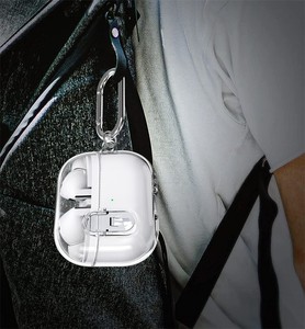 Cubierta protectora de auriculares dura de PC transparente para Samsung Galaxy <span class=keywords><strong>Buds</strong></span> <span class=keywords><strong>3</strong></span> Pro / <span class=keywords><strong>Buds</strong></span> <span class=keywords><strong>3</strong></span> Anti-Drop Anti-Yellowing Headphone Cover - Product Image 6