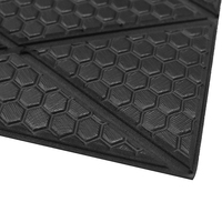Tapis de bateau en mousse EVA en caoutchouc pour revêtement de sol personnalisé avec motif hexagonal Melors CNC