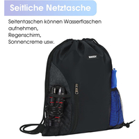 Conception de logo personnalisé Sports de plein air imperméables Fitness Gym Sports Sac à cordon