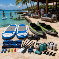 Kayak gonflable pour 2 personnes de plus de 4 m avec sièges à dossier haut et pompe électrique