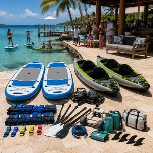 <span class=keywords><strong>Kayak</strong></span> Inflable para 2 Personas de Más de 4 m con Asientos con Respaldo Alto y Bomba Eléctrica - Product Image 1