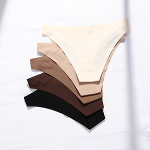 Sous-vêtements de <span class=keywords><strong>sport</strong></span> sans couture physiologiques à poitrine sexy, taille plus, culotte d'entrejambe en pur coton pour femmes à taille basse - Product Image 3