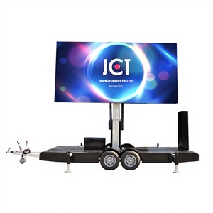 Écran publicitaire mobile LED JCT 2024 EF12 pour remorque, idéal pour les événements en plein air, les restaurants, les soirées cinéma, les panneaux d'affichage, les centres commerciaux, IP65 - Product Image 1
