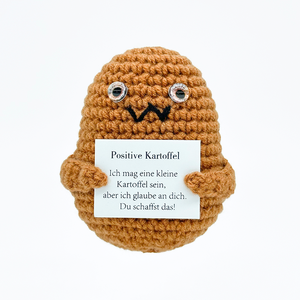 Bambola Amigurumi Personalizzata Lavorata a Mano all'Uncinetto in Cotone, Decorazione Emozionale Divertente con Emoji di Energia Positiva - Product Image 6