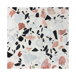 Dalles de dessus de vanité de comptoir en carreaux de terrazzo en <span class=keywords><strong>ciment</strong></span> poli en pierre artificielle bon marché - Product Image 4