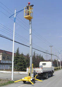 One Man Lift 6m Telescoping Master Lift Plataforma de elevación de aleación de aluminio de un solo mástil - Product Image 3