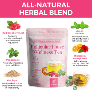 Thé de <span class=keywords><strong>bien</strong></span>-<span class=keywords><strong>être</strong></span> OEM biologique pour femmes, équilibre hormonal, feuille de framboise rouge, soulagement de la douleur, phase folliculaire - Product Image 2