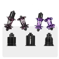 TANKE Tambour coloré pour moyeu de vélo, compatible moyeux HG/MS/XD, avec six rayons et roulements de frein à disque, accessoires de vélo