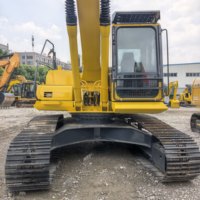 Excavatrice d'occasion PC200, adaptable aux carburants non standard, nivellement de précision, marche au ralenti automatique intelligente