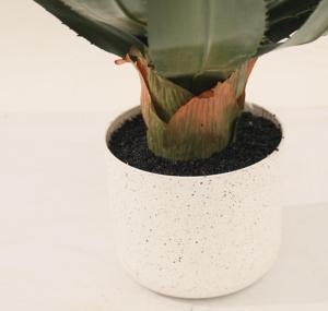 JWS4079 Agave artificielle en plastique en pot, décoration intérieure, respectueuse de l'environnement, petite plante paysagère de Noël - Product Image 4