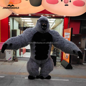 Costumes de mascottes Costume d'animal <span class=keywords><strong>gonflable</strong></span> de taille adulte Costume de fourrure en peluche pour Halloween carnaval Cosplay événements pour prendre des photos - Product Image 3