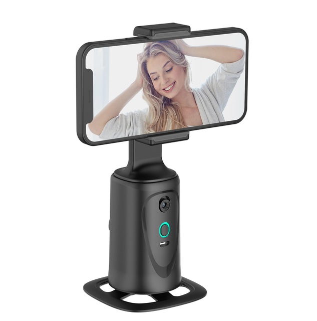 AI Smart Auto Motion 360 Rotate Phone Gimbal Face Tracking Stabilizer New Design for Live Streaming Vlog Video Camera