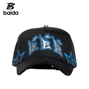 Gorra de Béisbol Gótica al por Mayor con Diseño de Ghost Face, Letras Metálicas Cromadas 3D, Logotipo Completo, Forro, Estilo Urbano, para Hombres y Mujeres - Product Image 2