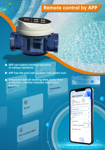 מחולל כלור לבריכות מים מלוחים 2-25 גרם/שעה, אוטומטי, עם אנודת טיטניום לניקוי עצמי, מתאים לבריכות שחייה וספא. - Product Image 2