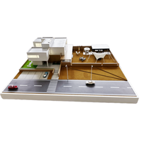 El Modelo de Villa Moderna y Sencilla Más Popular Entre los Jóvenes, Maqueta Arquitectónica a Escala, Fabricación de Maquetas de Edificios en 3D