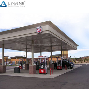 China de fábrica dirigida vender marco de acero de gasolina estación techo Canopy - Product Image 3