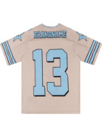 Maillot de rugby personnalisé avec impression par sublimation intégrale, manches courtes, séchage rapide, respirant, résistant aux déchirures, en polyester