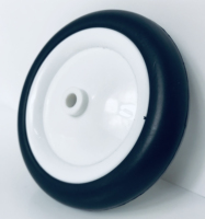 Roue en mousse EVA en plastique de 3,5 pouces pour poussette et chariot de bébé