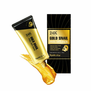 FARMSTAY-mascarilla de Corea para el cuidado de la piel, exfoliante hidratante, estiramiento de poros, oro de 24 quilates - Product Image 4