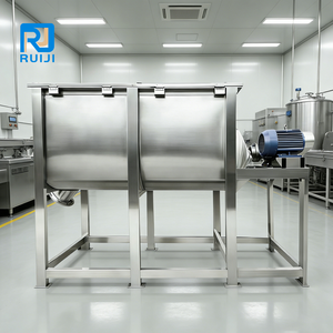 Piccolo Miscelatore Orizzontale a Nastro in Acciaio Inox 304 con Pratico Uscita Materiale per Scarico Rapido Dopo la Miscelazione - Product Image 6