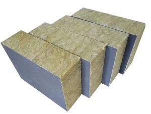 Échantillon <span class=keywords><strong>de</strong></span> panneau sandwich en <span class=keywords><strong>laine</strong></span> minérale, résistant à <span class=keywords><strong>la</strong></span> chaleur, ignifuge, insonorisant, isolation pour serres et ateliers - Product Image 6