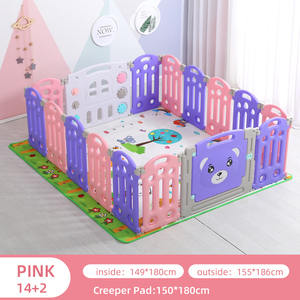 Corralito <span class=keywords><strong>plegable</strong></span> rectangular de plástico con forma de seguridad para dormir, portabebés de viaje para <span class=keywords><strong>cuna</strong></span> - Product Image 4