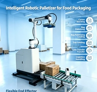 Cobot de Paletización Automática para Líneas de Producción, Robot Colaborativo de Bajo Ruido para Apilado de Cajas