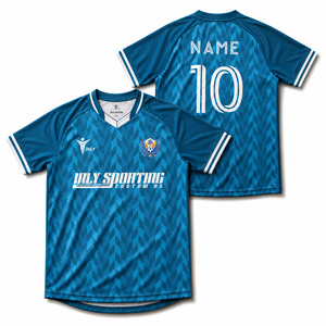 Maillot de football vintage personnalisé, sublimation, polyester respirant, maillot de football rétro, vente en gros, uniforme d'équipe, maillot de football - Product Image 3