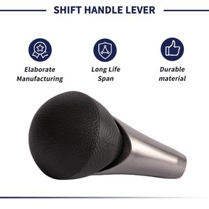 Honda Civic 8th Gen Gear <b>Shift</b> <b>Knob</b> Silver Plastic Ergonomic Design Automatic Transmission - Product Image 3